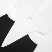Color Block Deep V Neck Tie Up Jumpsuit GDSF J26JP099