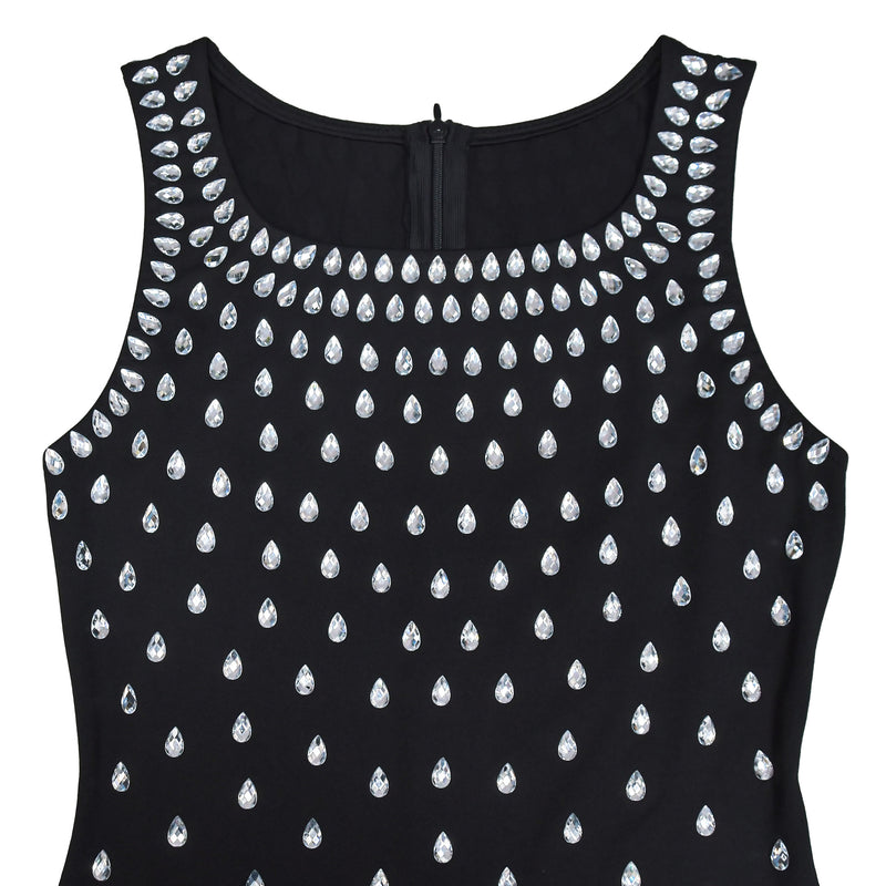 Hot Diamond U Neck Sleeveless Bodycon Dress BY 7117