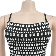 Hot Drill Sling MinI Dress BY 7121