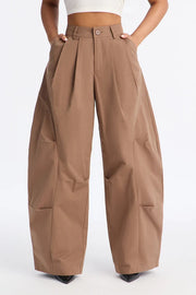 Solid Color Wide Leg Pants SH 391660