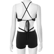 Sexy Backless Tie Up Rompers GSBD D25RP285