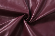 Solid Color Zipper Leather Coat XEF K25C85370
