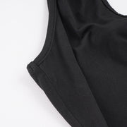 Halterneck Off Shoulder Tank Tops GPKJ MR49537
