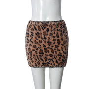 Sexy Print Mini Skirt GFRT 41487SHG