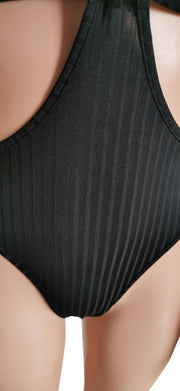 Sexy Solid Hollow Out One Piece Swimsuit HMS 5445