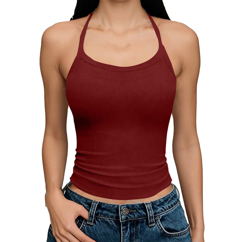 U Neck Solid Color Tank Top GYZY 6705