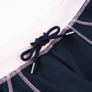 Contrast Color Drawstring Micro Flare Pants GPKJ MR49368