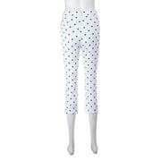 Polka Dots Print Sport Seventh Pants SUM JY26051PFO
