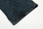 Plus Size Raw Edge Star Print Washed Jeans GYLN 2514