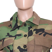 Camouflage Print Lapel Sleeveless Vest SH 390511