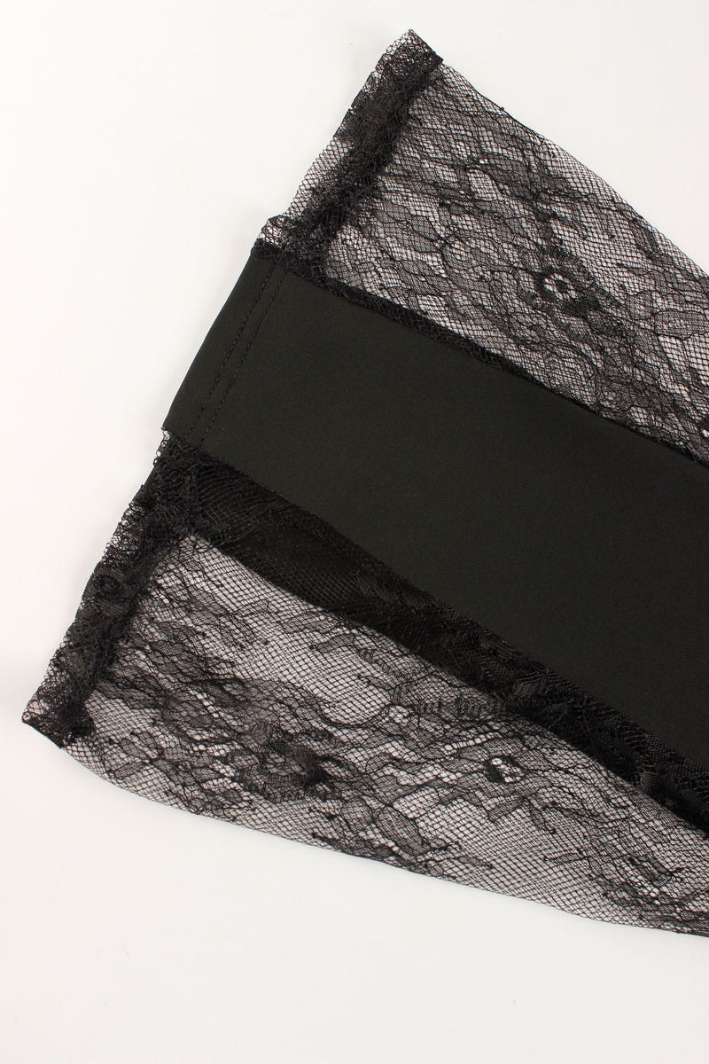 Lace Patchwork Solid Flare Pants YWXS K25L763