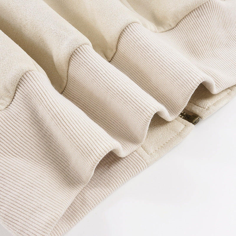 Suede Double breasted Short Coats GPKJ MR51036