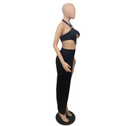 Sexy Solid Color Bikinis Long Skirt Swimsuit Set GCNF 0103