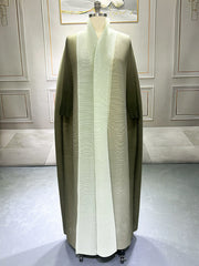 Gradient Color Loose Batwing Sleeve Robe Coats GZRF KH 0076