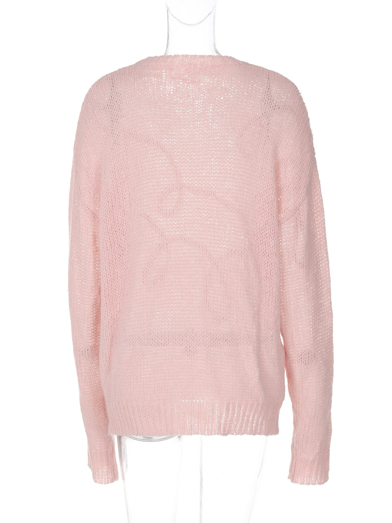 Long Sleeve Pullover Sweater GKLK T4917516Y