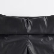 Fashion Leather Mini Shorts GPKJ MR50543