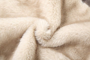 Faux Fur Patchwork Slim Short Jacket GZJQ K25C80752