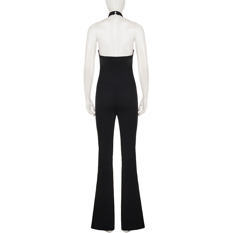 Casual Sport Sleeveless Backless Jumpsuit GPKJ MR49879
