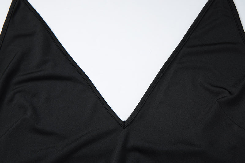 Solid Color Backless Maxi Dress GLAG D6421428F