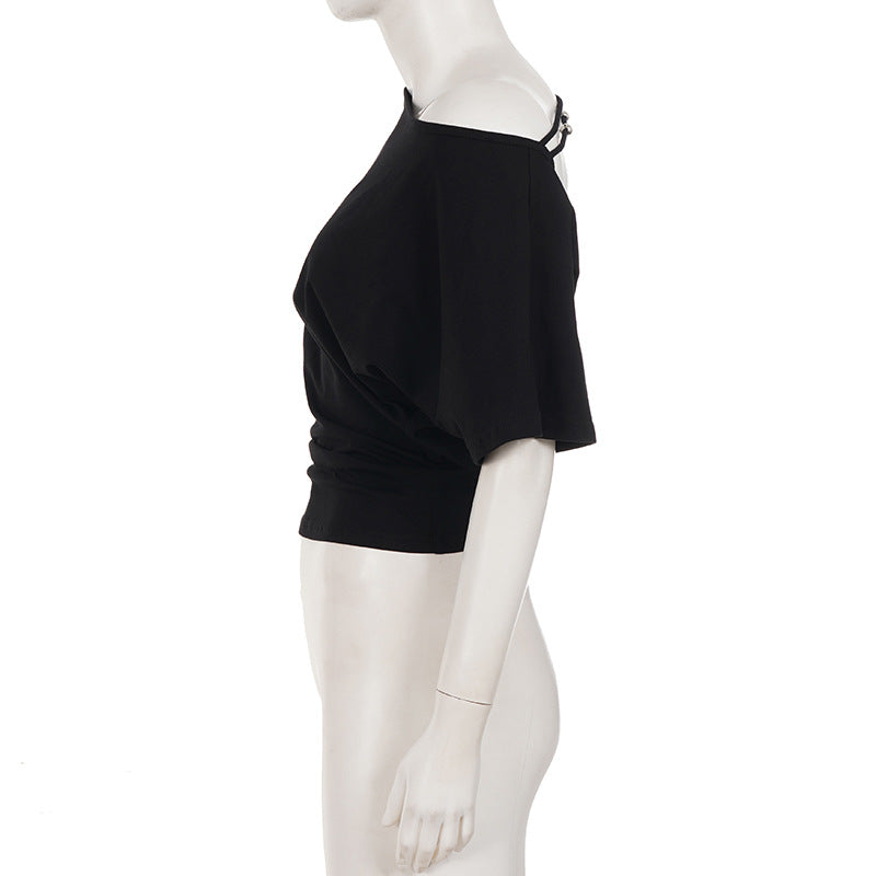 Backless Beaded Tie Up Top GPKJ MR48684
