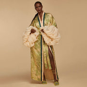 Beach Print Sun Protection Cover Up Jacket YF 10889