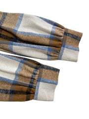 Plaid Cardigan Long Thin Jacket LSD 2265
