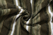 Hollow Out Backless Stripe Print Mini Dress GZJQ K6D09122A
