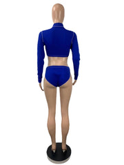 Sexy Long Sleeve Swimwear Bikinis Sets CHY 1319