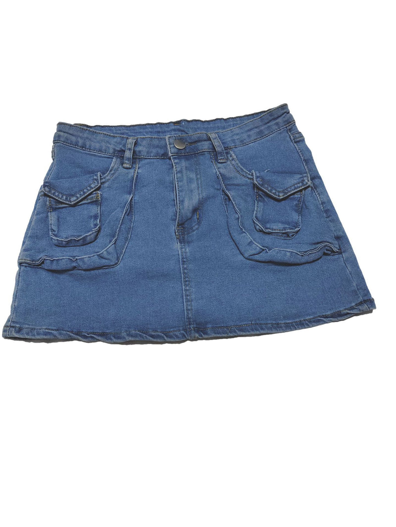 Sexy Pocket Slim Denim Skirts QXTF 8787