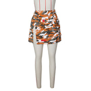 Camouflage Print Slit Short Skirts ZSD 0579 1