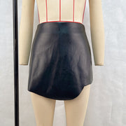High Waist PU Leather Short GPBY 16558
