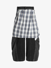 Plus Size Plaid Print Two