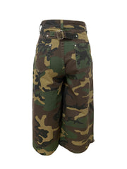 Camouflage Print Loose Denim Pants LSD 2721