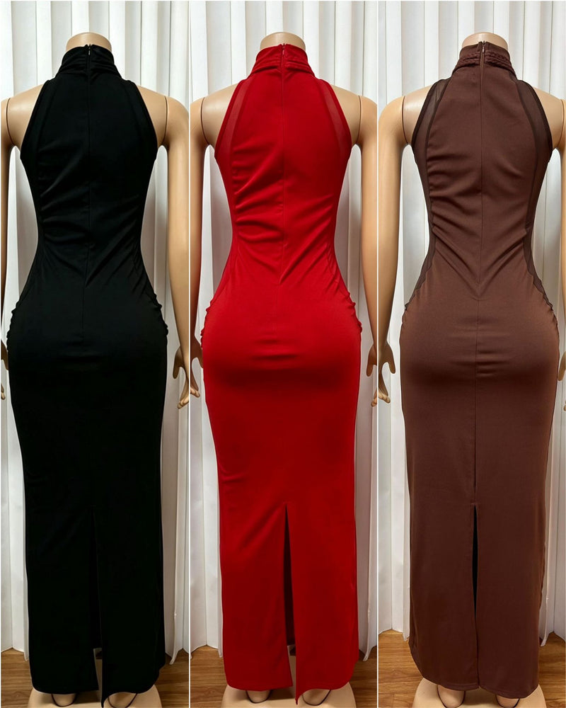 Sleeveless Backless Maxi Dress GADE 10559