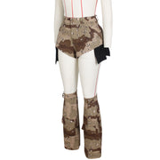 Camouflage Short Pant Leg Cover Three Piece Set ZSD 0600