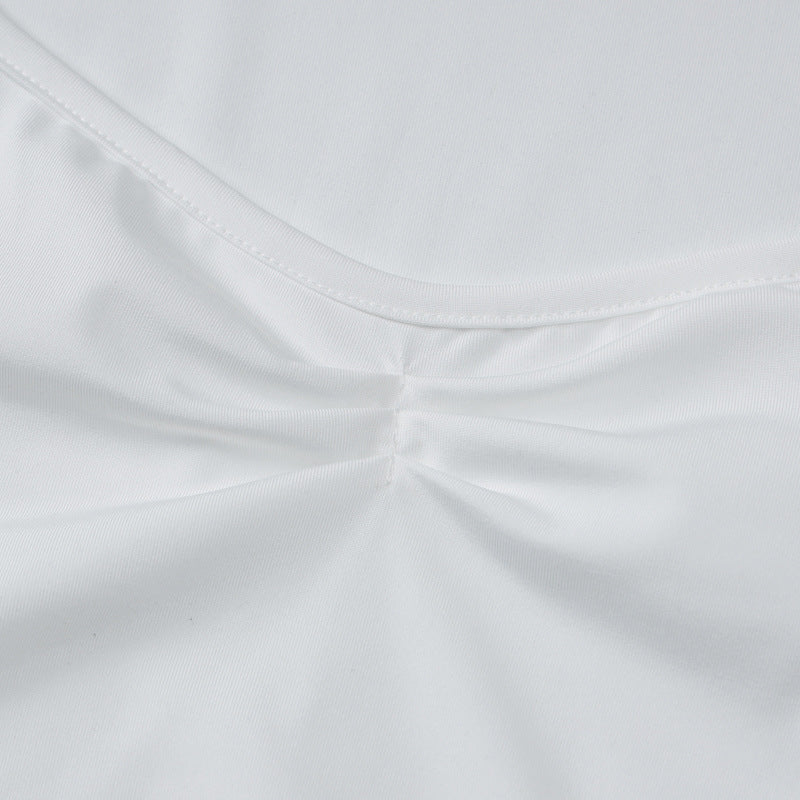 Solid Color Long Sleeve T Shirt GWSD T1992792