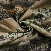 Retro Print Split Half Body Skirt GPKJ MR47708