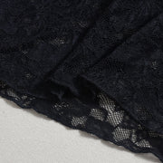 See Through Lace Up Backless Small Camisole Top GNZD 51478THD