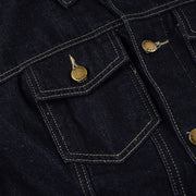 Long Sleeve Single Breasted Denim Shirt Jacket GPKJ MR38868