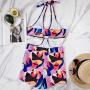 Sexy Halter Neck One Piece Swimsuit CSYZ B252W