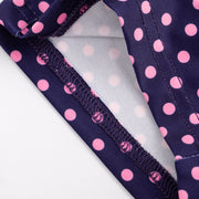 Polka Dots Print Halterneck Seventh Jumpsuit MXBF J26JP132