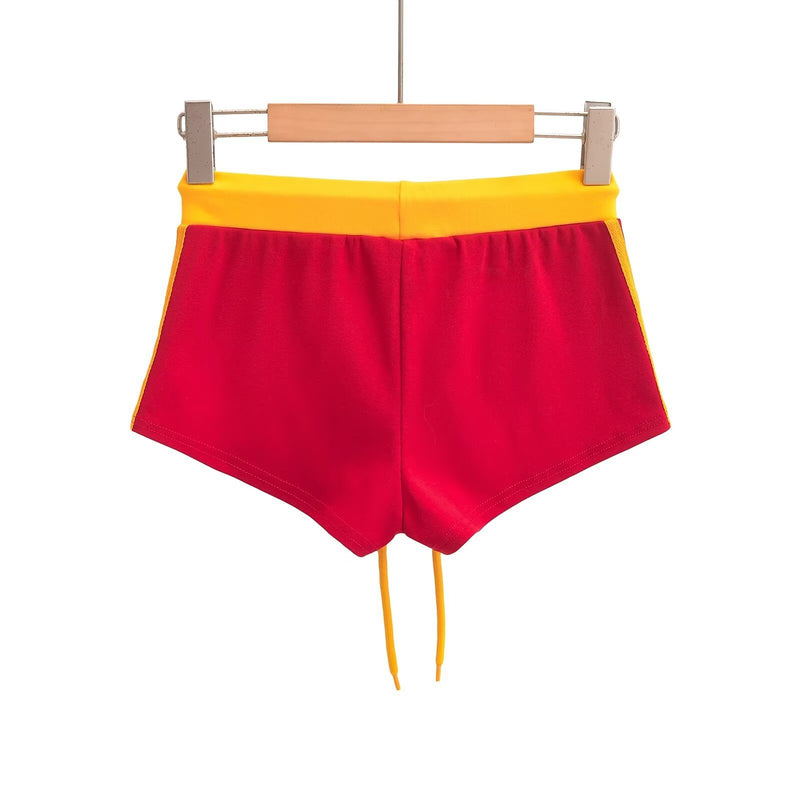 Printed Color Clash Casual Shorts GYSE 24468