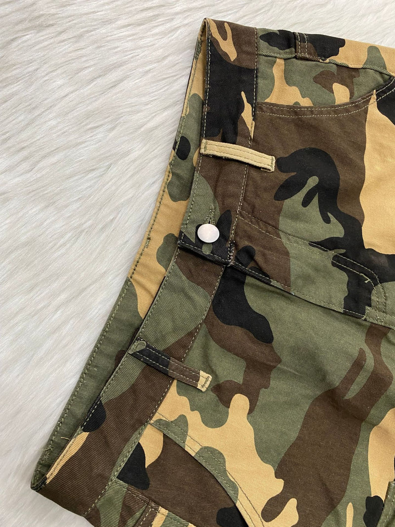 Loose Casual Camouflage Print Shorts LSD 2822