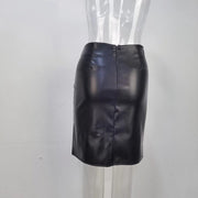 Fashion PU Leather Bandage Skirt GPBY 2177