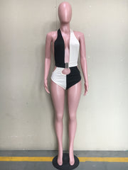 Sexy Backless Halter One Pieces Swimsuits ORY 5128