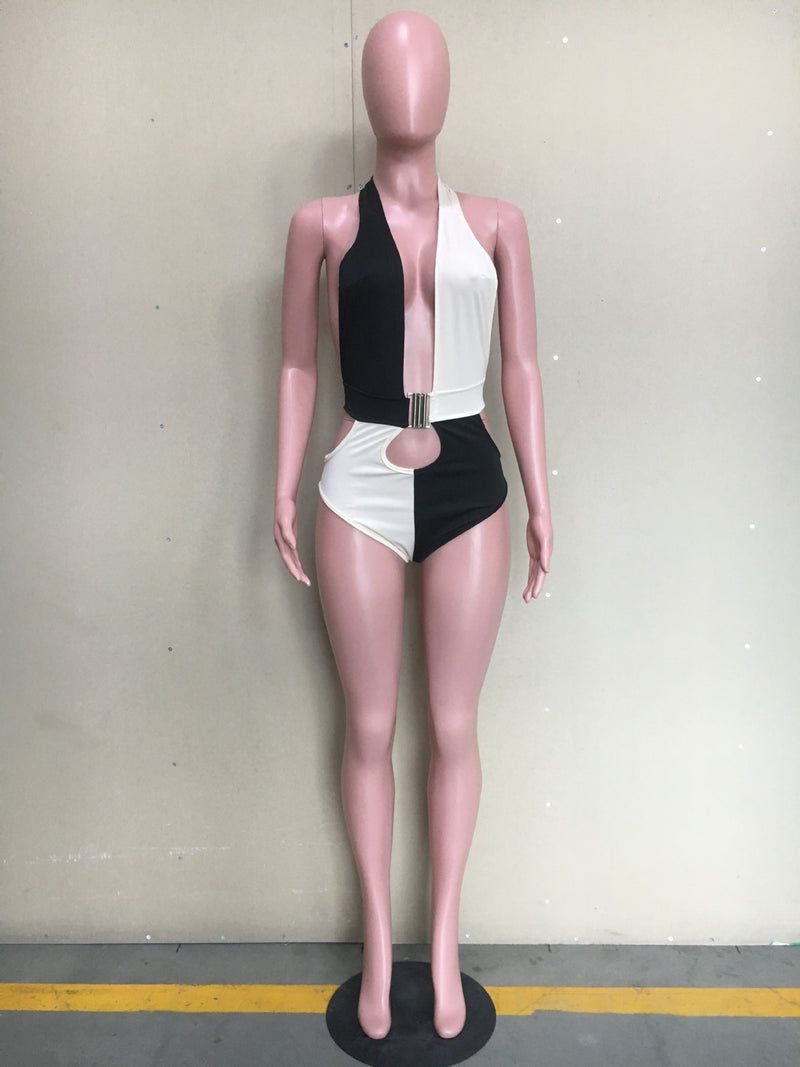 Sexy Backless Halter One Pieces Swimsuits ORY 5128