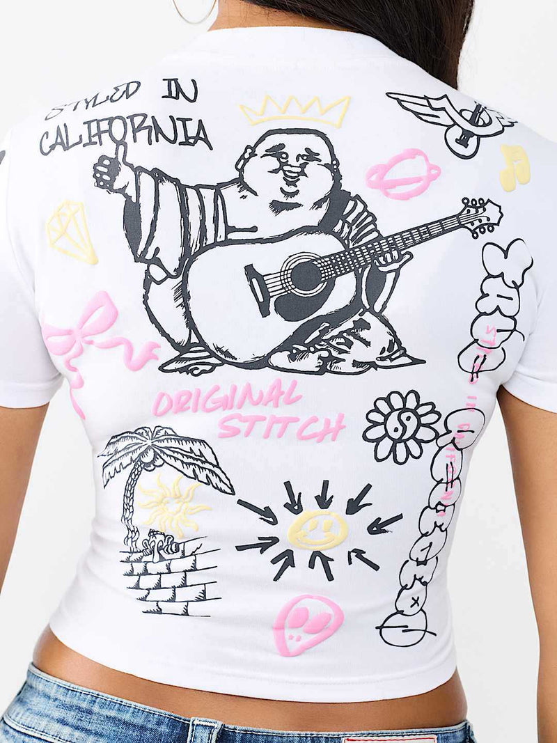 VIP1 Print Short Sleeve T Shirt GYZY 9032