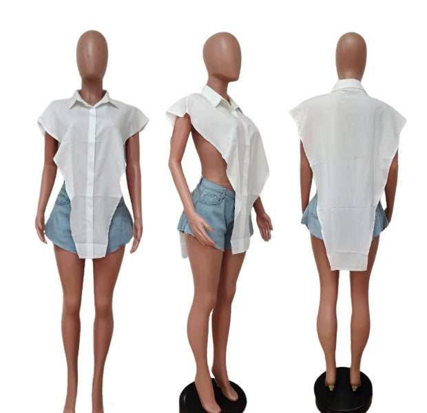 Fashion Casual Solid Color Shirt LSD 9154