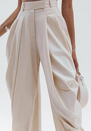 Solid Color Flower Bud Ninth Pant GXHF M80802 B