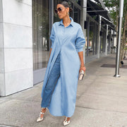 Solid Full Sleeve Casual Long Shirt GLF 10077